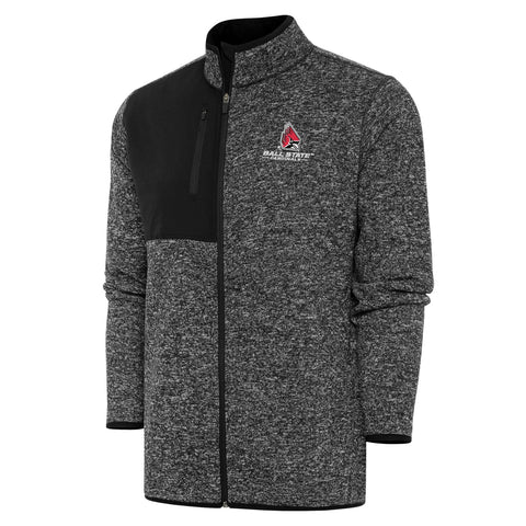 BSU Cardinals Men's Antigua Heather Logo Jacket