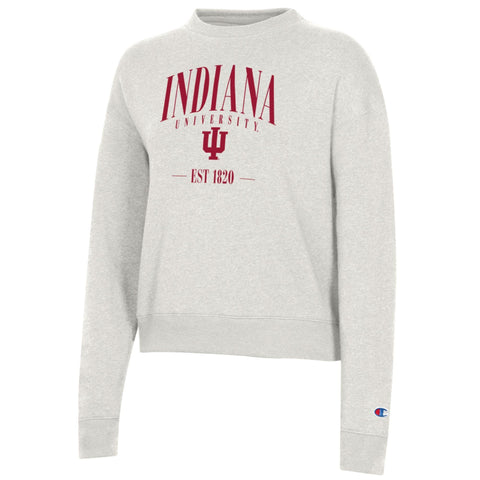 Indiana Hoosiers Women's Champion Triumph Fleece Crew