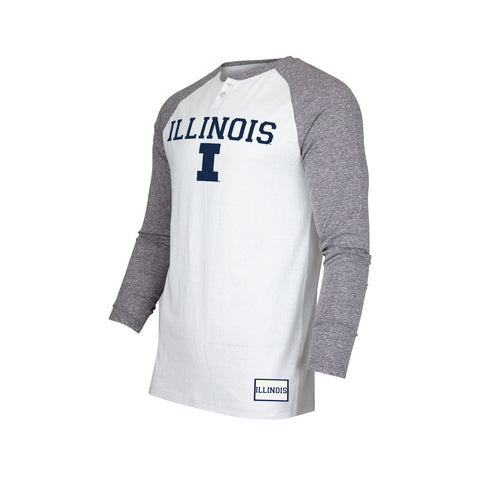 Illinois Fighting Illini Men's Raglan Long-Sleeve T-Shirt
