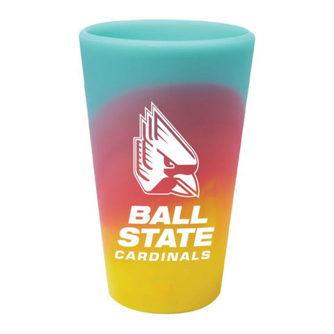 BSU Cardinals Aurora Silicone Pint Glass