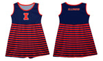 Illinois Fighting Illini Toddler Striped Dress