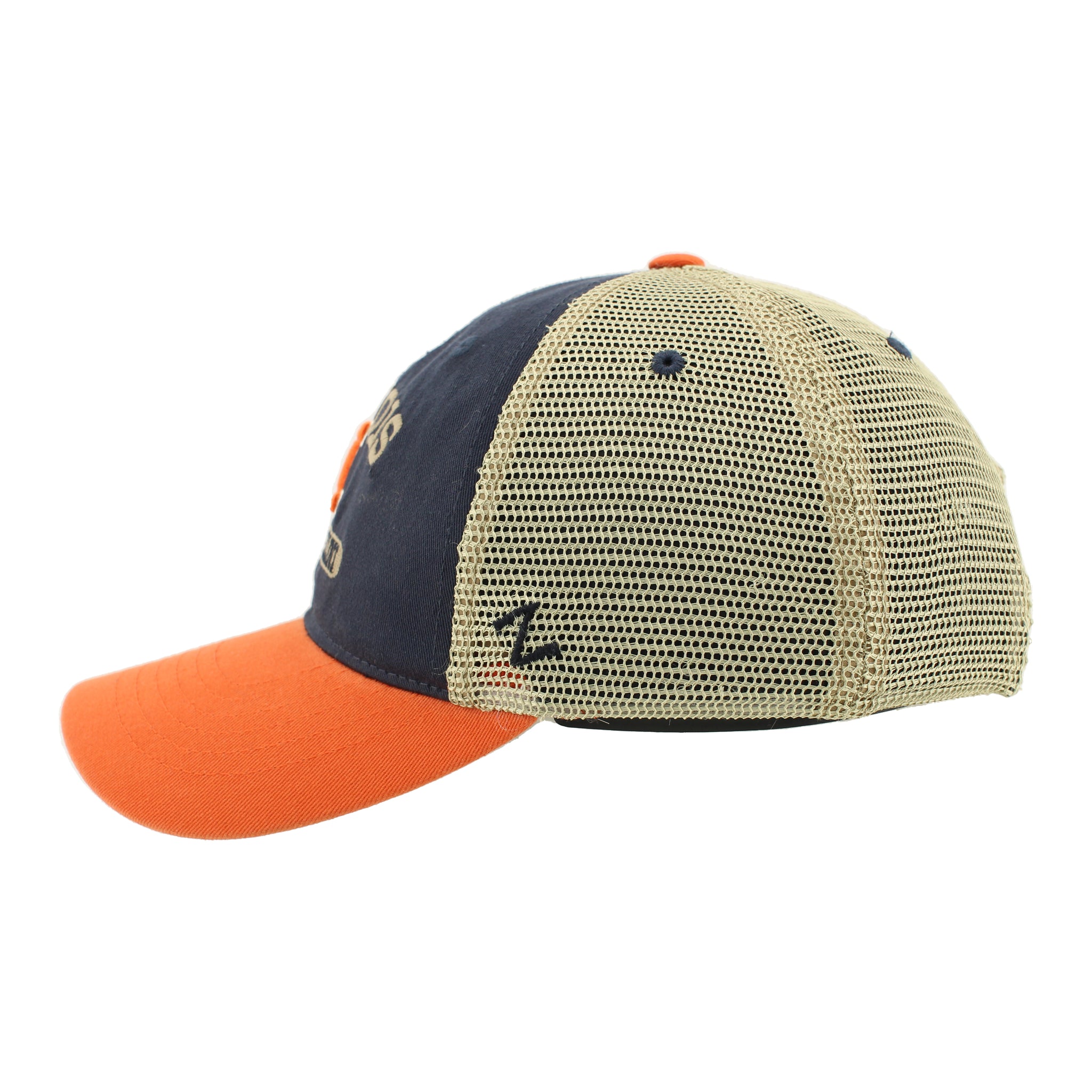 Illinois Hat Navy/Orange Trucker – Gameday Spirit Fanstore display picture 2