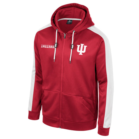 Indiana Hoosiers Men's Logo Full-Zip Hoodie