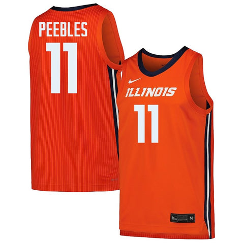 Jada Peebles Nike Illini Basketball Jersey