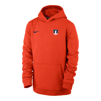 Illinois Fighting Illini Youth Nike College Fleece Pullover Hoodie