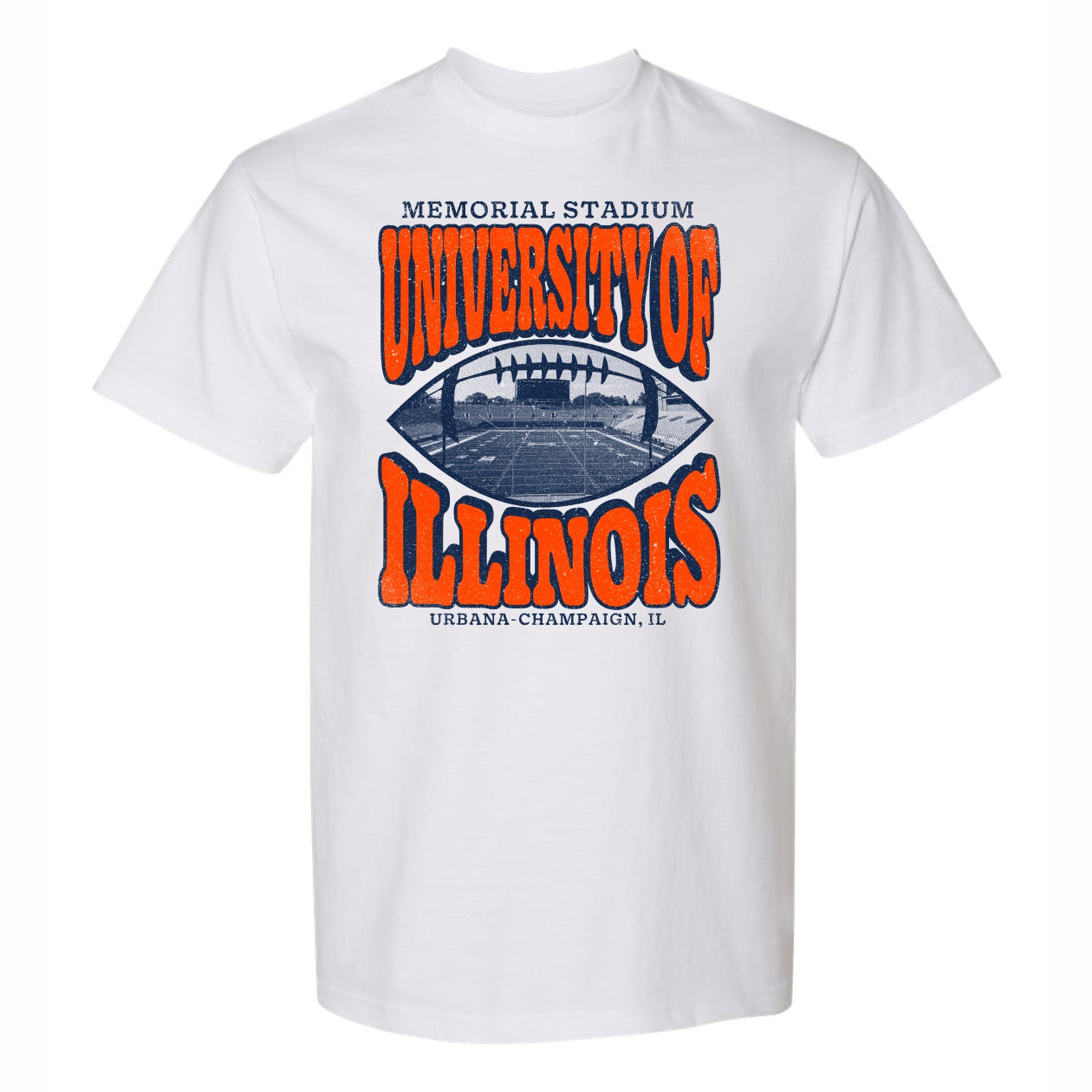 Illinois Football Memorial Stadium BOGO T-Shirt – Gameday Spirit
