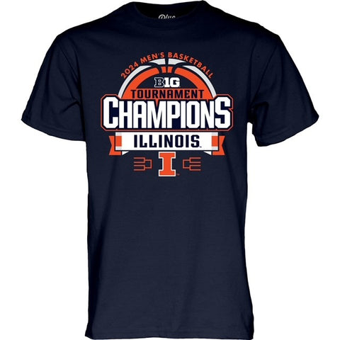 Illinois Fighting Illini Men's Basketball B1G Tournament Championship T-Shirt