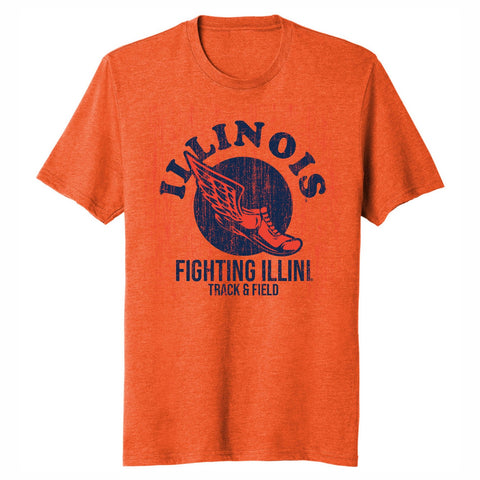 Illinois Fighting Illini Track and Field Tee