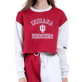 Indiana Hoosiers Women's Hype &amp; Vice Rookie Cropped Sweater