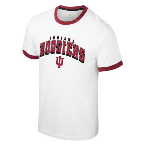 Indiana Hoosiers Men's White Arch Short-Sleeve T-Shirt