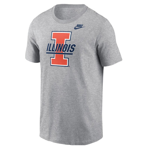 Illinois Fighting Illini Men's Nike Vault Block I T-Shirt