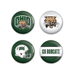Ohio Bobcats Button Set