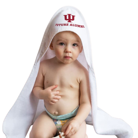 Indiana Hoosiers Future Alumni Hooded Baby Towel