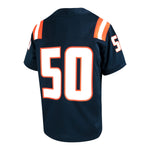 Ilinois Fighting Illini Youth Nike 2023 Navy Football Jersey