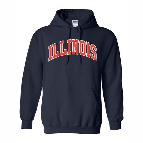 Illinois Fighting Illini 2-Color Arch Hoodie