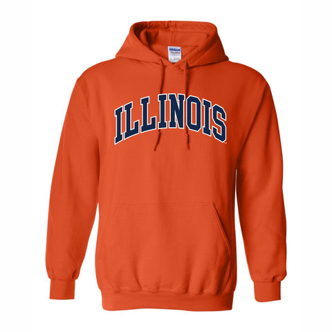 Illinois Fighting Illini 2-Color Arch Hoodie