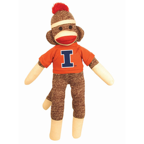 Illinois Fighting Illini 20" Sock Monkey