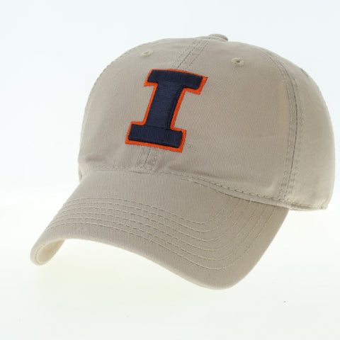 Illinois Fighting Illini Block I Khaki Hat