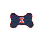 Illinois Fighting Illini Bone-Shaped Squeak Toy