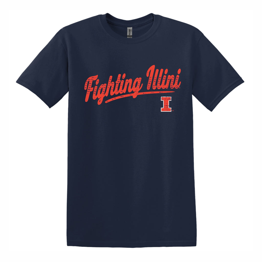 Illinois Fighting Illini FI Script Underline Tee – Gameday Spirit Fanstore