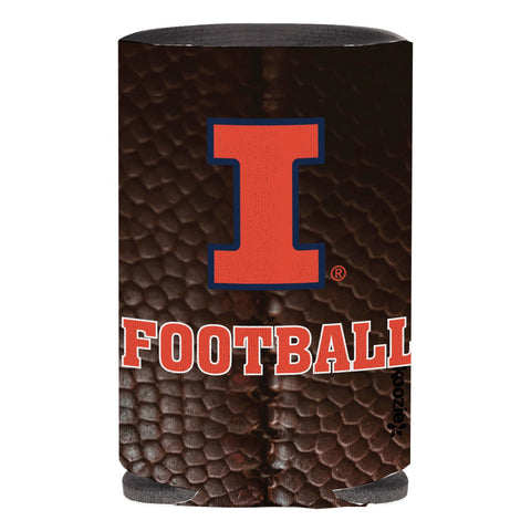 Illinois Fighting Illini Football Koozie