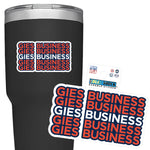 Illinois Fighting Illini Gies Business Durable Sticker Decal