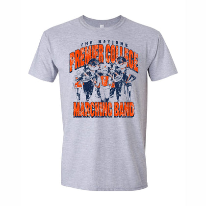 Illinois Fighting Illini Marching Band Graphic T-Shirt