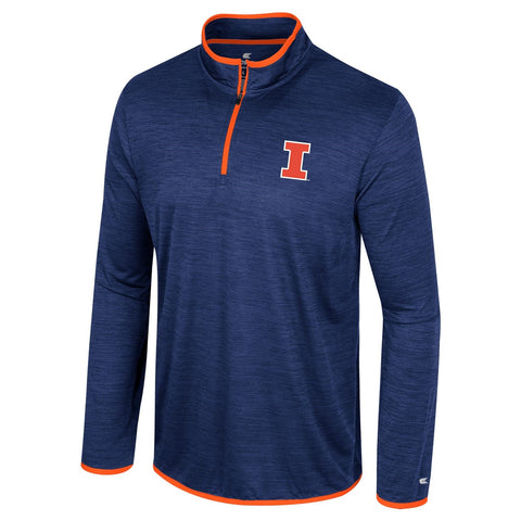 Illinois Fighting Illini Men's Block I Quarter-Zip