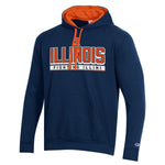 Illinois Fighting Illini Men's Champion Block Letter Hoodie