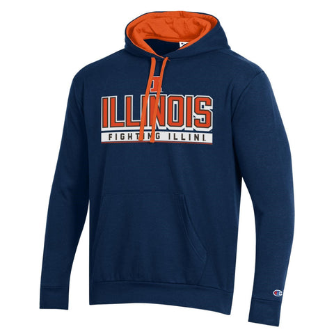 Illinois Fighting Illini Men's Champion Block Letter Hoodie