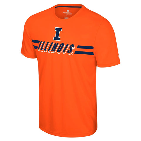 Illinois Fighting Illini Men's Dual Stripes T-Shirt
