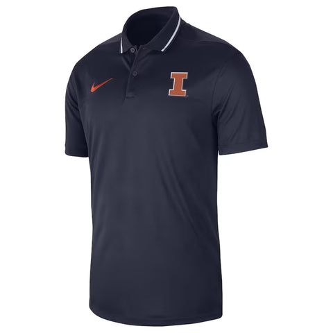 Illinois Fighting Illini Men's Nike Coaches Polo