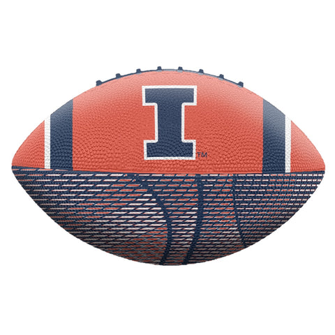 Illinois Fighting Illini Mini Size Rubber Football