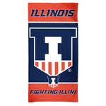 Illinois Fighting Illini Spectra Beach Towel