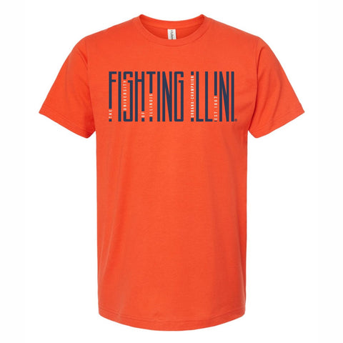 Illinois Fighting Illini Tall Letter "Fighting Illini" T-Shirt