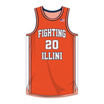 Illinois Fighting Illini Ty Rodgers #20 Basketball Jersey