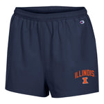 Illinois Fighting Illini Women's Champion Arched Illinois Block I Shorts