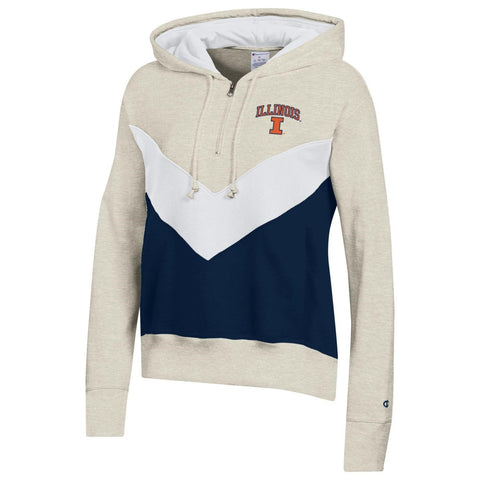 Illinois Fighting Illini Women's Champion Big Stripe Hoodie