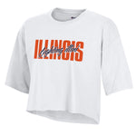 Illinois Fighting Illini Women's Champion Block Letter Crop
