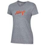 Illinois Fighting Illini Women's Champion Script Gunsmoke T-Shirt