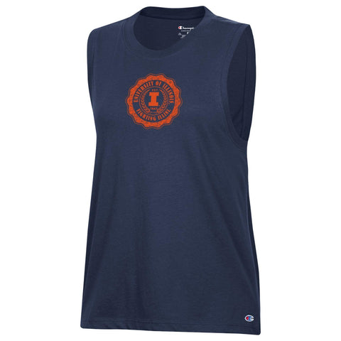 Illinois Fighting Illini Women's Champion University Seal Tank