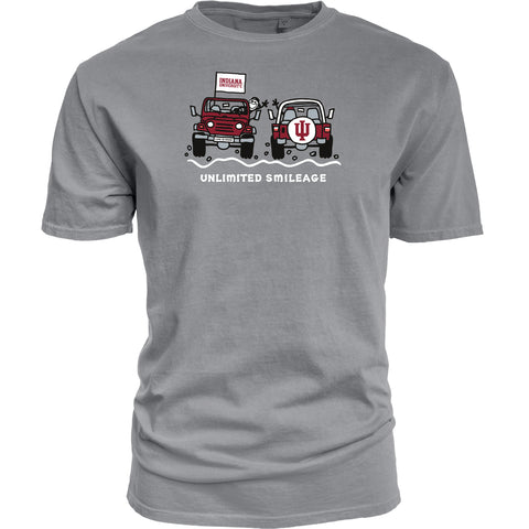 Indiana Hoosiers Life is Good Unlimited Smileage Tee