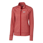 Indiana Hoosiers Cutter &amp; Buck Womens Shoreline Colorblock Full-Zip Jacket