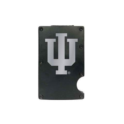 Indiana Hoosiers Indiana Logo Etched Aluminum Wallet