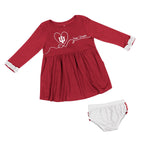 Indiana Hoosiers Infant Crimson Dress