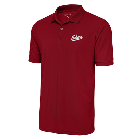 Indiana Hoosiers Men's Antigua Legacy Pique Polo