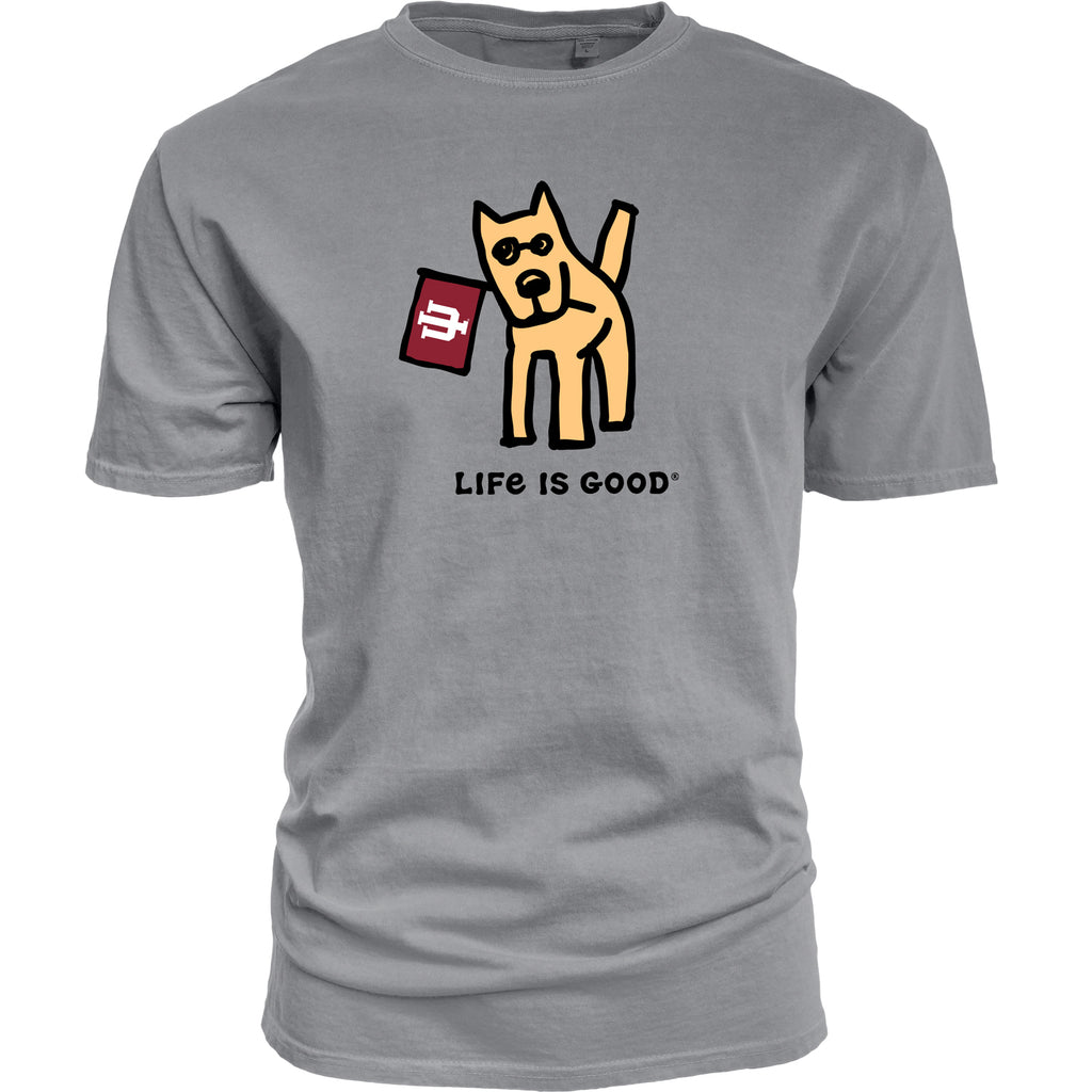 Indiana Hoosiers Men s Blue 84 Flag Dog T Shirt Gameday Spirit Fanstore indiana-hoosiers-men-s-blue-84-flag-dog-t-shirt-gameday-spirit-fanstore