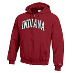 Indiana Hoosiers Men's Champion Arch Full-Zip Hoodie