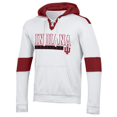 Indiana Hoosiers Men's Champion Lace-Up Hoodie