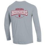 Indiana Hoosiers Men's Champion Sleeve Logo Long-Sleeve T-Shirt